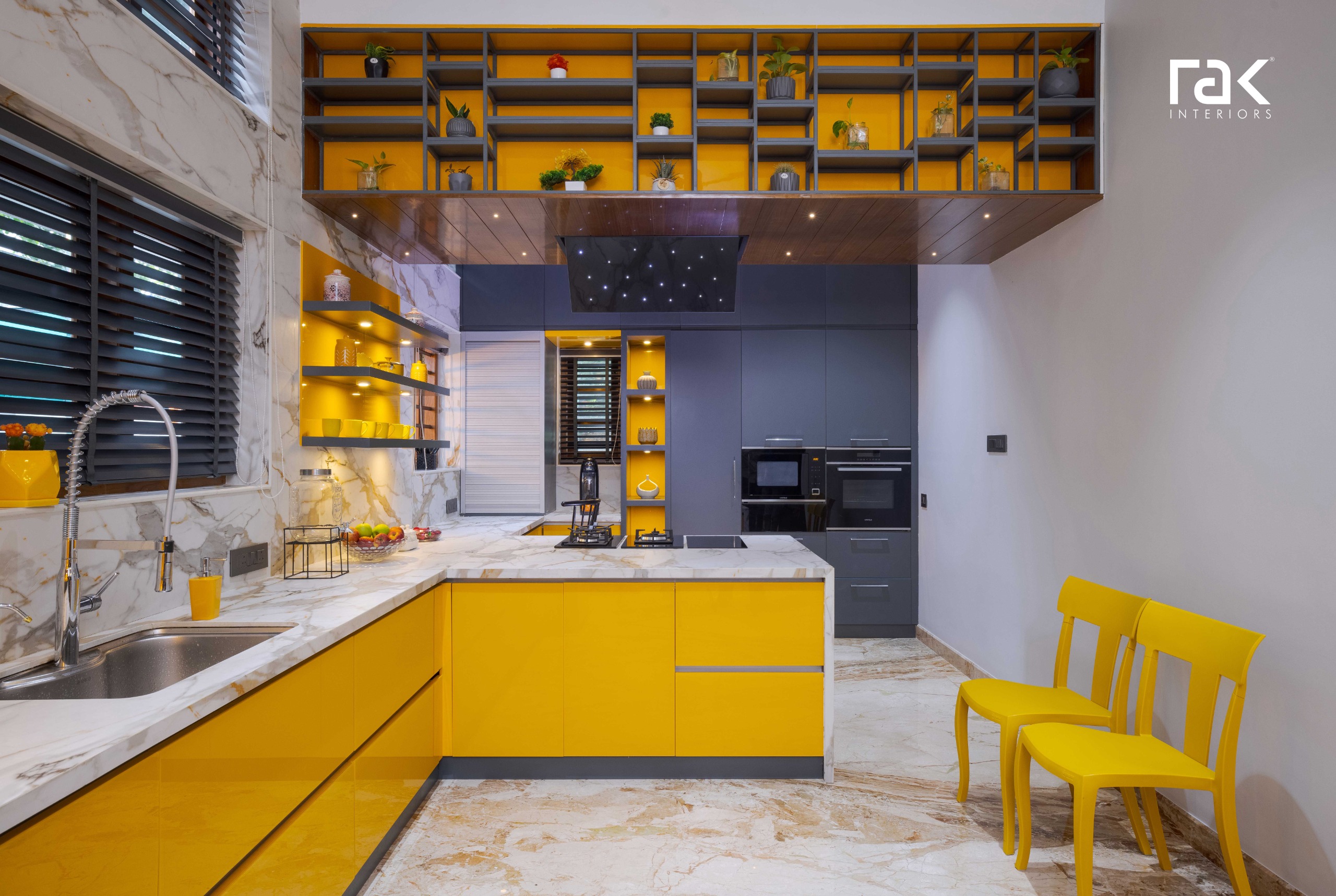 Brighten Up Your Kitchen : A Bold Yellow Twist on Modern Design